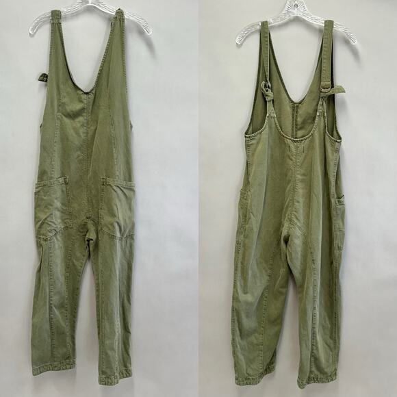 Free People We The Free High Roller Jumpsuit Green Size Small - Picture 16 of 16